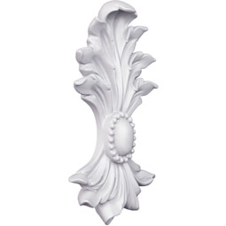 Ekena Millwork - ONL05X09X01JU - Endurathane Julien Onlay, 5 3/4"W x 8 7/8"H x 1 3/8"P, Factory Primed