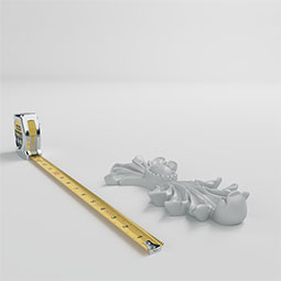 Ekena Millwork - ONL05X09X01JU - Endurathane Julien Onlay, 5 3/4"W x 8 7/8"H x 1 3/8"P, Factory Primed