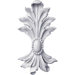 Ekena Millwork - ONL05X09X01JU - Endurathane Julien Onlay, 5 3/4"W x 8 7/8"H x 1 3/8"P, Factory Primed