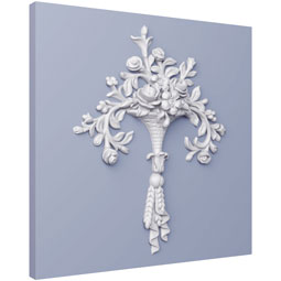 Ekena Millwork - ONL10X13X01JA - Endurathane Jax Onlay, 11 1/8"W x 13"H x 7/8"P, Factory Primed