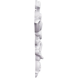 Ekena Millwork - ONL08X08X01BO - Endurathane Bodie Onlay, 8 7/8"W x 8"H x 7/8"P, Factory Primed
