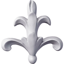 Ekena Millwork - ONL02X02X01SA - Endurathane Salem Onlay, 3 1/4"W x 2 1/8"H x 5/8"P, Factory Primed
