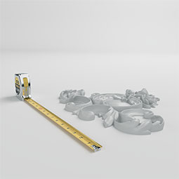 Ekena Millwork - ONL14X11X02JE - Endurathane Jesse Onlay, 15 1/8"W x 11 3/8"H x 1 1/2"P, Factory Primed
