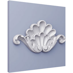 Ekena Millwork - ONL07X04X01JA - Endurathane Jason Onlay, 7 7/8"W x 3 3/4"H x 3/4"P, Factory Primed