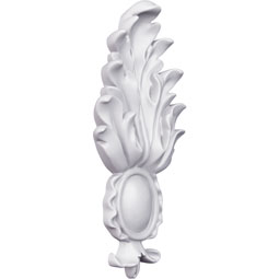 Ekena Millwork - ONL03X07X01SA - Endurathane Sandra Onlay, 3"W x 7"H x 5/8"P, Factory Primed