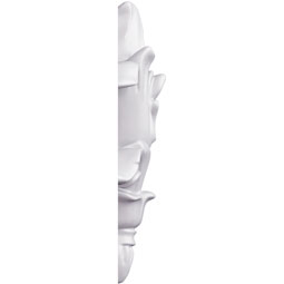 Ekena Millwork - ONL03X05X01HE - Endurathane Helen Onlay, 4 1/4"W x 5 1/8"H x 7/8"P, Factory Primed