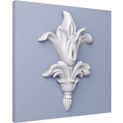 Ekena Millwork - ONL03X05X01HE - Endurathane Helen Onlay, 4 1/4"W x 5 1/8"H x 7/8"P, Factory Primed