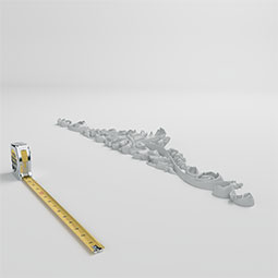 Ekena Millwork - ONL39X08X02AN - Endurathane Angel Onlay, 40 3/8"W x 7 5/8"H x 2"P, Factory Primed