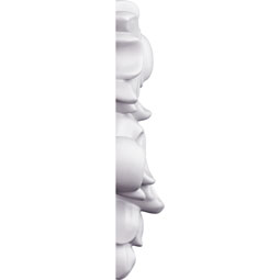 Ekena Millwork - ONL04X05X01CL - Endurathane Clair Onlay, 4 5/8"W x 5"H x 7/8"P, Factory Primed