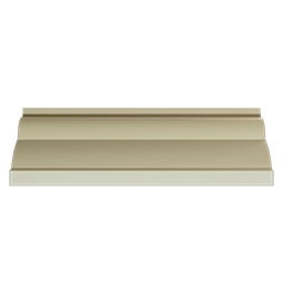 Ekena Millwork - MLD04X04X06FR - Endurathane Frisco Crown Moulding, 4"H x 4"P x 5 1/2"F x 96"L, Factory Primed