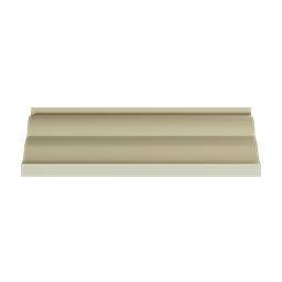 Ekena Millwork - MLD03X03X04KI - Endurathane Killeen Crown Moulding, 3 1/8"H x 3"P x 4 1/4"F x 96"L, Factory Primed