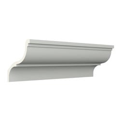 Ekena Millwork - MLD07X06X010MI - Endurathane Midland Crown Moulding, 7 1/8"H x 6 1/4"P x 9 5/8"F x 96"L, Factory Primed