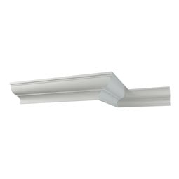 Ekena Millwork - MLD07X06X010MI - Endurathane Midland Crown Moulding, 7 1/8"H x 6 1/4"P x 9 5/8"F x 96"L, Factory Primed