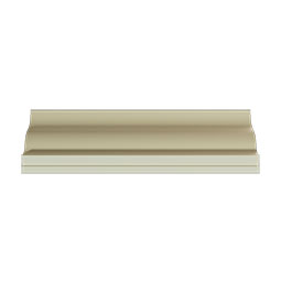 Ekena Millwork - MLD02X02X03BR - Endurathane Bryan Crown Moulding, 2 3/8"H x 2 3/8"P x 3 3/8"F x 96"L, Factory Primed