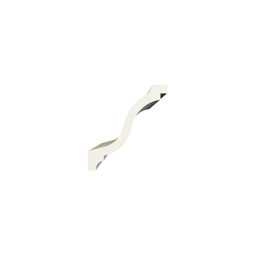 Ekena Millwork - MLD04X04X06VL - Endurathane Valentina Crown Moulding, 4"H x 4"P x 5 1/2"F x 96"L, Factory Primed