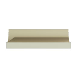 Ekena Millwork - MLD03X03X04RK - EnduraGlow Rockwall Crown Moulding, Backlit LED Compatible, 3 1/4"H x 2 3/4"P x 4 1/4"F x 94 1/2"L, Primed Urethane