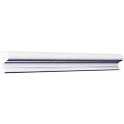 Ekena Millwork - PML00X01LU - Endurathane Luca Panel Moulding, 1 1/4"H x 5/8"P x 94 1/2"L, Factory Primed
