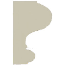 Ekena Millwork - PML00X01LU - Endurathane Luca Panel Moulding, 1 1/4"H x 5/8"P x 94 1/2"L, Factory Primed