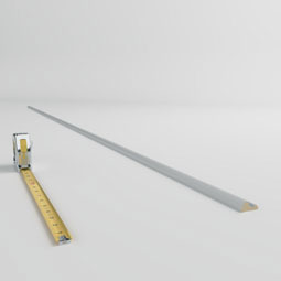 Ekena Millwork - PML00X01LU - Endurathane Luca Panel Moulding, 1 1/4"H x 5/8"P x 94 1/2"L, Factory Primed