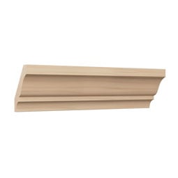Ekena Millwork - MLDWWM52 - WM52 2 1/4"H x 1 1 5/8"P x 2 3/4"F x 96"L Americraft Solid Hardwood Stain Grade Crown Moulding