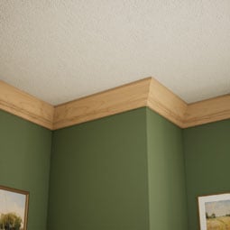 Ekena Millwork - MLDWWM48 - WM48 3 11/32"H x 2 5/8"P x 4 1/4"F x 96"L Americraft Solid Hardwood Stain Grade Crown Moulding