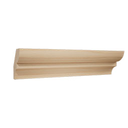 Ekena Millwork - MLDWWM75 - WM75 9/16"D x 1 5/8"W x 96"L Americraft Solid Hardwood Stain Grade Bed Moulding