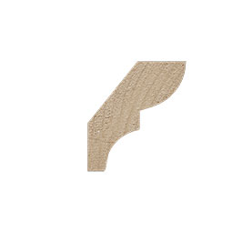 Ekena Millwork - MLDWWM75 - WM75 9/16"D x 1 5/8"W x 96"L Americraft Solid Hardwood Stain Grade Bed Moulding