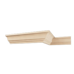 Ekena Millwork - MLDWWM45 - WM45 3 11/16"H x 3 3/4"P x 5 1/4"F x 96"L Americraft Solid Hardwood Stain Grade Crown Moulding