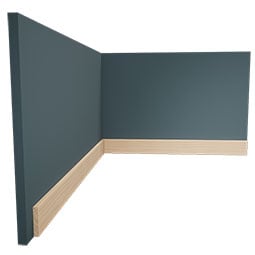 Ekena Millwork - MLDWWM266 - WM266 1/4"D x 1 1/2"W x 96"L Americraft Solid Hardwood Stain Grade Lattice Moulding