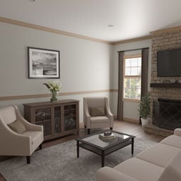 Ekena Millwork - MLDWWM338 - WM338 9/16"D x 3 3/8"W x 96"L Americraft Solid Hardwood Stain Grade Fluted or Reeded Reversible Moulding