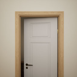 Ekena Millwork - MLDWWM443 - WM443 5/8"D x 3 1/4"W x 96"L Americraft Solid Hardwood Stain Grade Colonial Casing Moulding