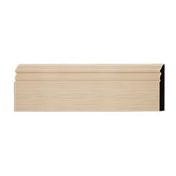 Ekena Millwork - MLDWWM518 - WM518 9/16"D x 5 1/4"W x 96"L Americraft Solid Hardwood Stain Grade Baseboard Moulding