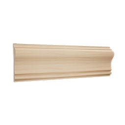 Ekena Millwork - MLDWWM390 - WM390 11/16"D x 2 5/8"W x 96"L Americraft Solid Hardwood Stain Grade Chair Rail Moulding