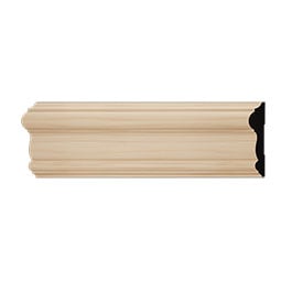Ekena Millwork - MLDWWM297 - WM297 11/16"D x 3"W x 96"L Americraft Solid Hardwood Stain Grade Chair Rail Moulding