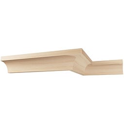 Ekena Millwork - MLDWWM100 - WM100 11/16"D x 11/16"W x 96"L Americraft Solid Hardwood Stain Grade Cove Moulding