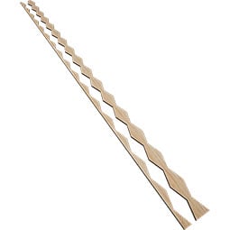 Ekena Millwork - SWWCMN - Cimarron Adjustable Wood, PVC, & Acrylic Decorative Slat Wall Panel Kit