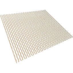 Ekena Millwork - SWWEPT - Eastport Adjustable Wood, PVC, & Acrylic Decorative Slat Wall Panel Kit