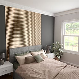 Ekena Millwork - SWWEPT - Eastport Adjustable Wood, PVC, & Acrylic Decorative Slat Wall Panel Kit
