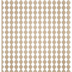 Ekena Millwork - SWWGYP - Gypsum Adjustable Wood, PVC, & Acrylic Decorative Slat Wall Panel Kit