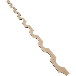 Ekena Millwork - SWWPOM - Pomeroy Adjustable Wood, PVC, & Acrylic Decorative Slat Wall Panel Kit