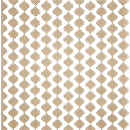 Ekena Millwork - SWWMRK - Marrakesh Adjustable Wood, PVC, & Acrylic Decorative Slat Wall Panel Kit