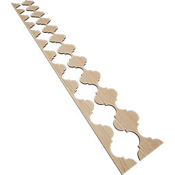 Ekena Millwork - SWWMRK - Marrakesh Adjustable Wood, PVC, & Acrylic Decorative Slat Wall Panel Kit