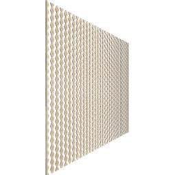 Ekena Millwork - SWWCSB - Casablanca Adjustable Wood, PVC, & Acrylic Decorative Slat Wall Panel Kit