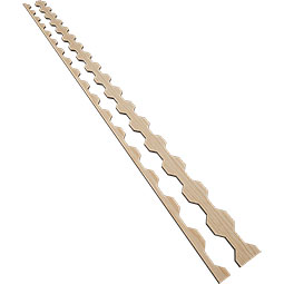 Ekena Millwork - SWWPON - Pontiac Adjustable Wood, PVC, & Acrylic Decorative Slat Wall Panel Kit