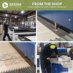 Ekena Millwork - SWWPON - Pontiac Adjustable Wood, PVC, & Acrylic Decorative Slat Wall Panel Kit