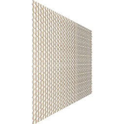 Ekena Millwork - SWWMAY - May Adjustable Wood, PVC, & Acrylic Decorative Slat Wall Panel Kit