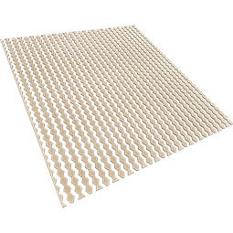 Ekena Millwork - SWWSYE - Sheyenne Adjustable Wood, PVC, & Acrylic Decorative Slat Wall Panel Kit