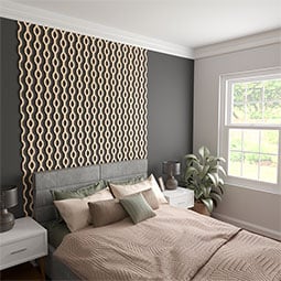 Ekena Millwork - SWWWBH - Wabash Adjustable Wood, PVC, & Acrylic Decorative Slat Wall Panel Kit
