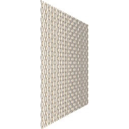 Ekena Millwork - SWWRKA - Rakaia Adjustable Wood, PVC, & Acrylic Decorative Slat Wall Panel Kit