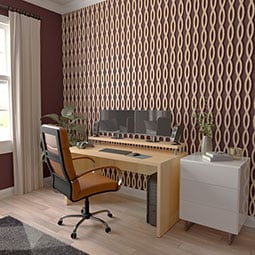 Ekena Millwork - SWWRKA - Rakaia Adjustable Wood, PVC, & Acrylic Decorative Slat Wall Panel Kit